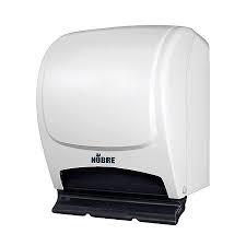 TOALHEIRO ALAVANCA PARA PAPEL TOALHA BOBINA NOBRE BRANCO
