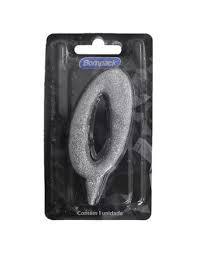 VELA ANIVERSARIO BOMPACK NUMERO 0 PRATA