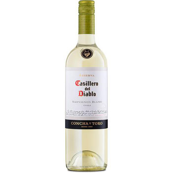VINHO CHILENO CASILLERO DEL DIABLO VD 750ML BRANCO SECO