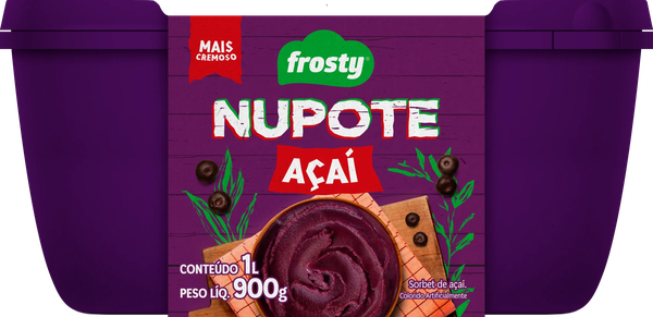 ACAI CREMOSO NUPOTE FROSTY 1L/900G