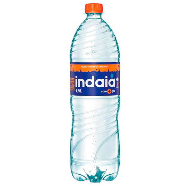 AGUA MINERAL INDAIA 1,5L C/GAS