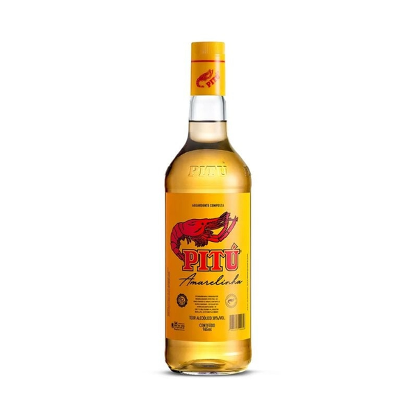 AGUARDENTE PITU 965ML AMARELINHA
