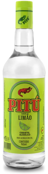 AGUARDENTE PITU 965ML LIMAO