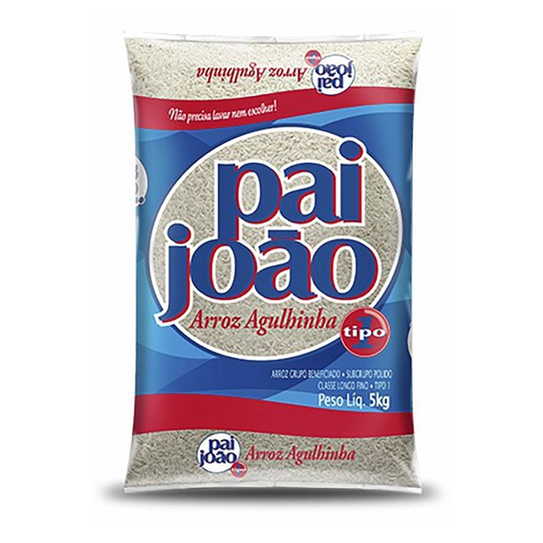 ARROZ PAI JOAO 1KG BRANCO TP 1 V