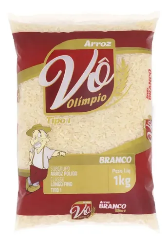 ARROZ VO OLIMPIO 1KG BRANCO