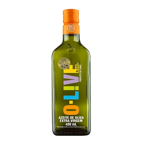 AZEITE O-LIVE 450ML EXTRA VIRGEM LARANJA