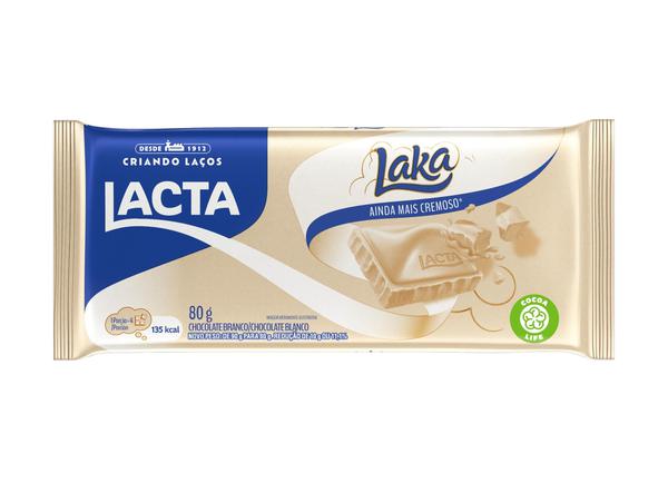 BAR CHOC LACTA 80G LAKA