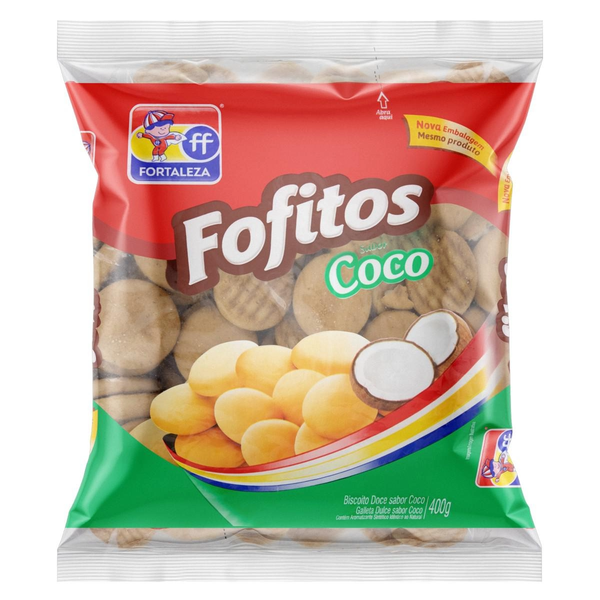 BISC FORTALEZA POPULAR 400G COCO