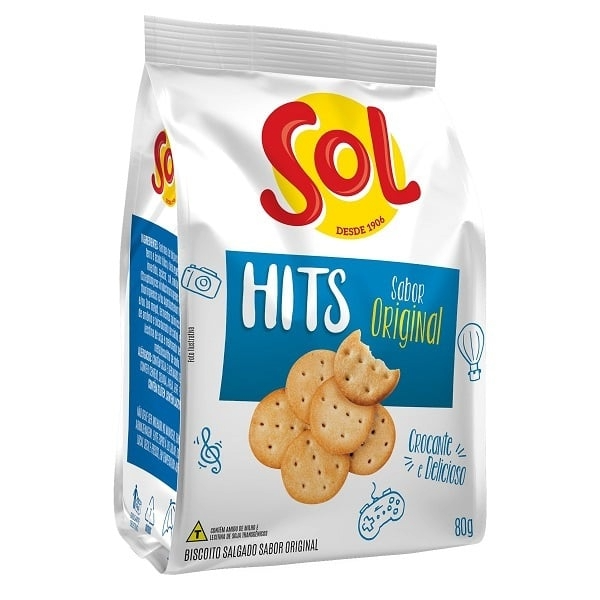 BISC SOL SALGAD HITS 80G ORIGINAL