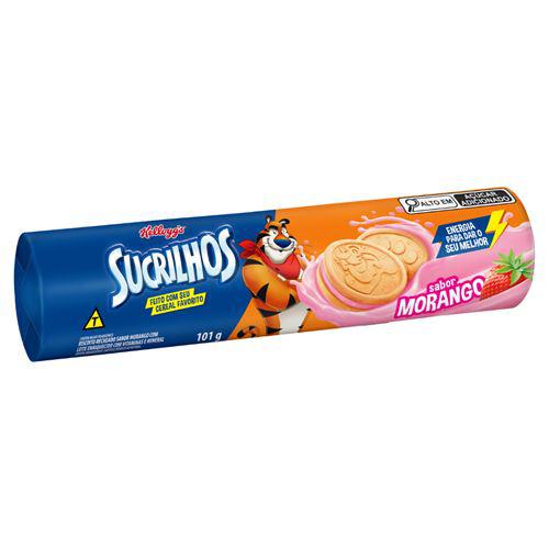 BISCOITO RECHEADO SUCRILHOS MORANGO 101G