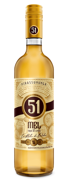 CACHACA MEL 51 GARRAFA 740ML