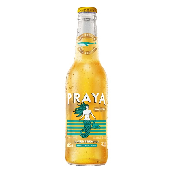 CERVEJA PRAYA LAGER PURO LN 330ML