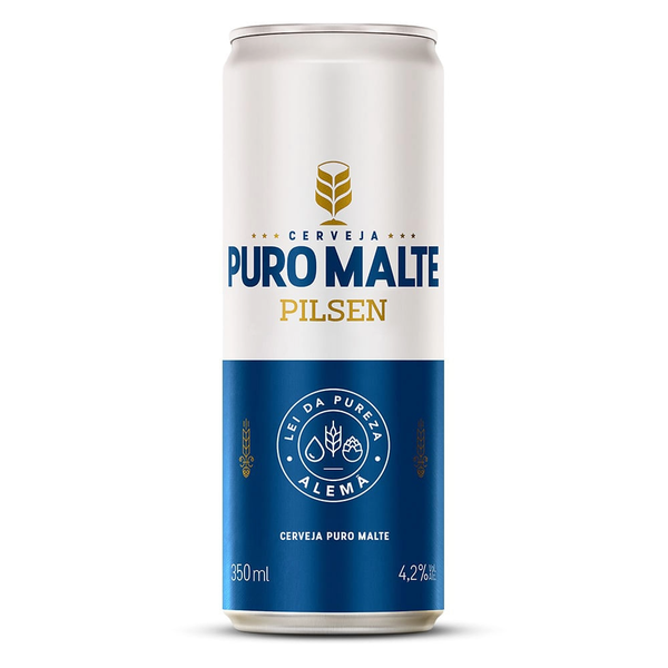 CERVEJA PURO MALTE PILSEN LT 350ML