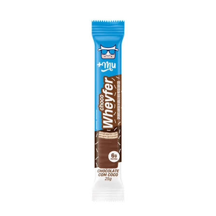 CHOCO + MU WHEYFER CHOCOLATE 25G C/COCO