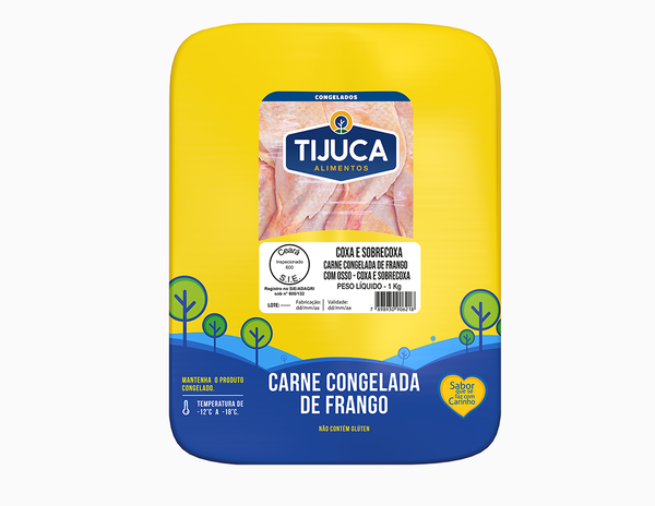 COXA E SOBRECOXA  FRANGO TIJUCA BDJ 1KG