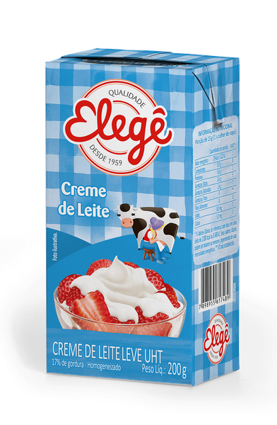 CREME DE LEITE ELEGE 200G