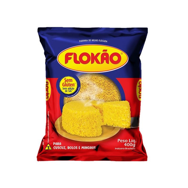 FARINHA DE MILHO FLOCADA FLOKAO 400G