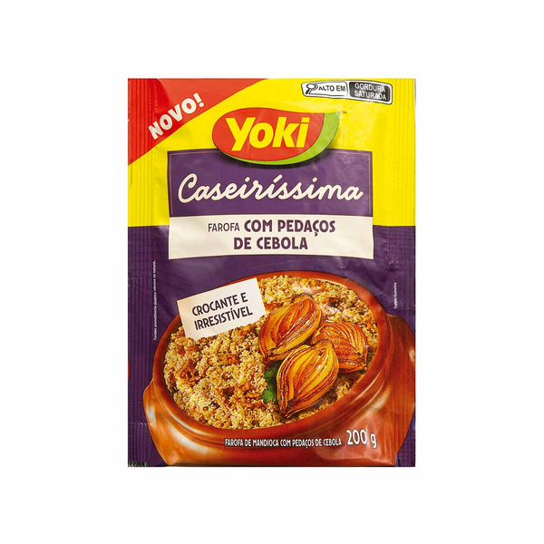 FAROFA YOKI CASEIRISSIMA 200G C/PED CEBOLA