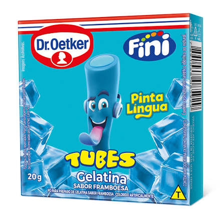 GELATINA OETKER FINI TUBES PINTA LINGUA CX.C/20G