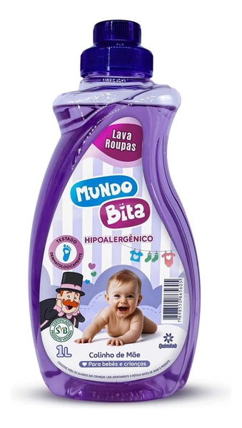 LAVA ROUPA LIQ MUNDO BITA 1L COLINHO DE MAE