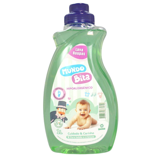 LAVA ROUPA LIQ MUNDO BITA 1L CUIDADO  CARIN