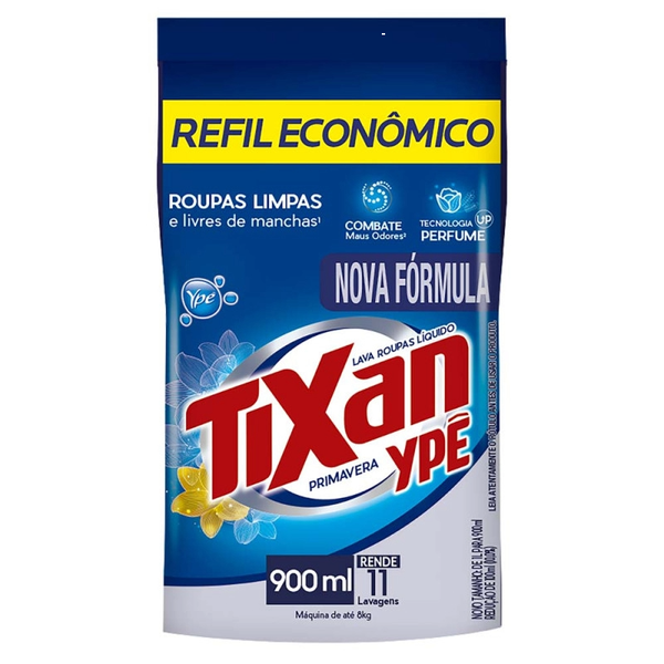 LAVA ROUPAS TIXAN YPE 900ML SCH  PRIMAVERA