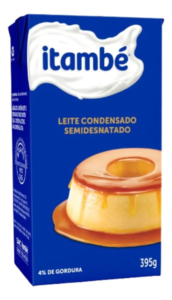 LEITE CONDENSADO ITAMBE SEMIDESNATADO 395G