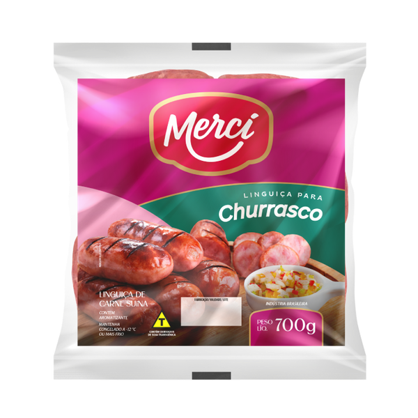 LINGUICA SUINA MERCI CHURRASCO 700G