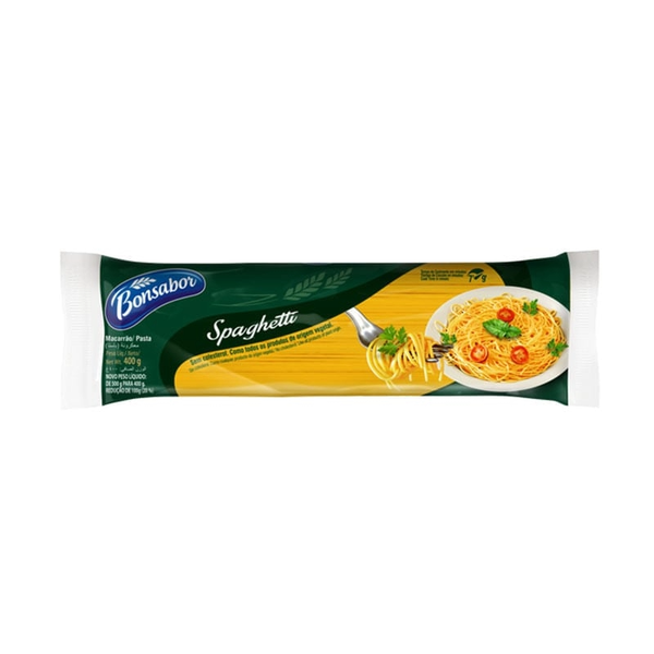 MACARRAO ESPAGUETE BONSABOR 400G