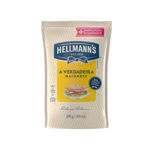 MAIONESE HELLMANNS SCH 200G