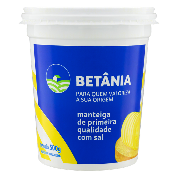 MANTEIGA BETANIA 500G C/SAL