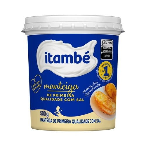 MANTEIGA ITAMBE C/SAL 500G