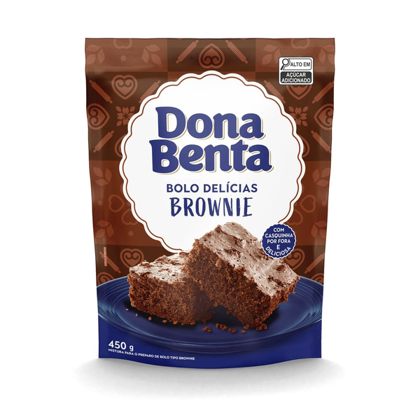 MIST P/ BOLO DONA BENTA 450G  BROWNIE