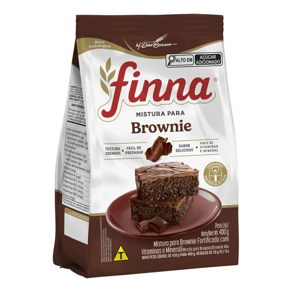 MISTURA BOLO FINNA 400G BROWNIE