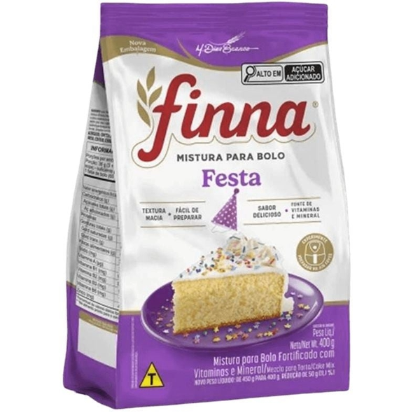 MISTURA BOLO FINNA 400G FESTA