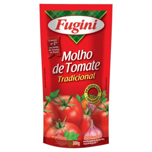 MOLHO TOMATE FUGINI SCH 300G TRADICIONAL