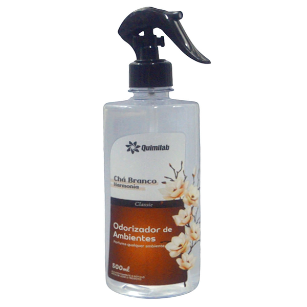 ODORIZADOR AMBIENTE QUIMILAB 500ML CHA BRANCO