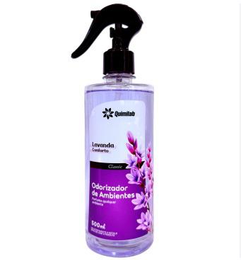 ODORIZADOR AMBIENTE QUIMILAB 500ML LAVANDA