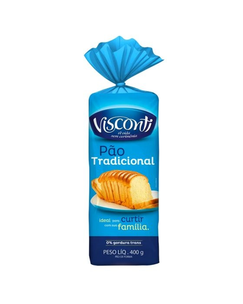 PAO DE FORMA VISCONTI 400G TRAD