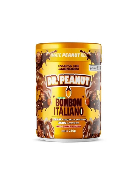 PASTA DE AMENDOIM 250G DR PEANUT BOMBOM ITALIANO