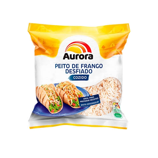 PEITO DE FRANGO DESFIADO COZIDO AURORA  360G