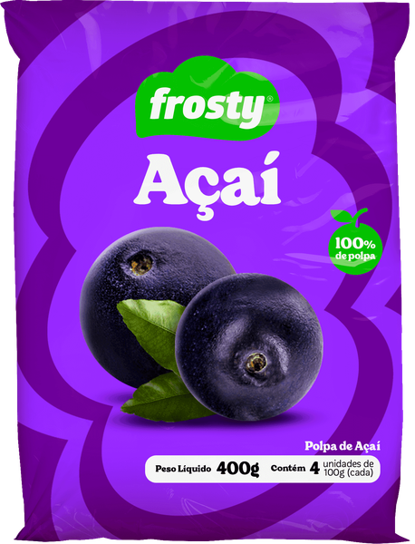 POLPA DE FRUTA FROSTY 400G ACAI