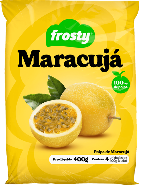 POLPA DE FRUTA FROSTY 400G MARACUJA