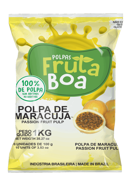 POLPA FRUTABOA 1KG MARACUJA