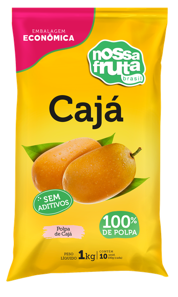 POLPA NOSSA FRUTA 1KG CAJU