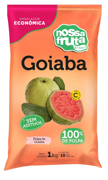 POLPA NOSSA FRUTA 1KG GOIABA