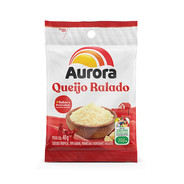 QUEIJO RALADO AURORA 40G