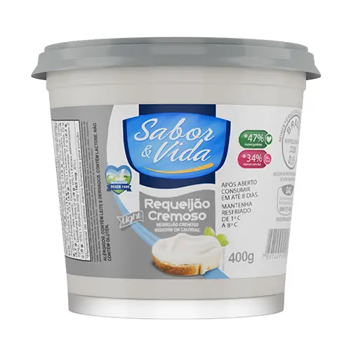 REQUEIJAO SABOR E VIDA LIGHT 400G