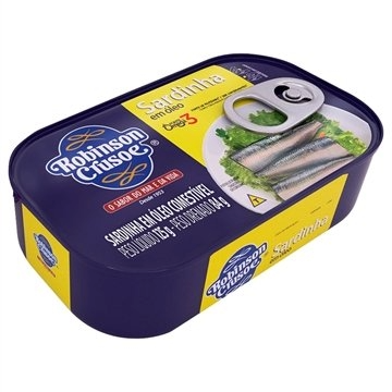 SARDINHA ROBINSON CRUSOE 125G OLEO