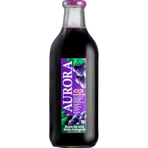 SUCO DE UVA INTEGRAL AURORA 1L